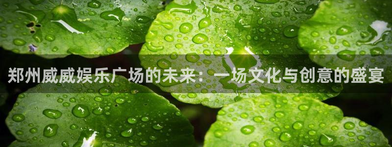 优游国际官网下载：郑州威威娱乐广场的未来：一场文化与创意的盛宴
